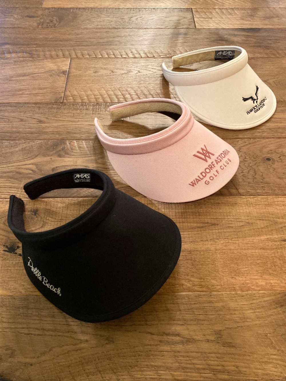 3 Women’s Golf Club Visors in mint condition